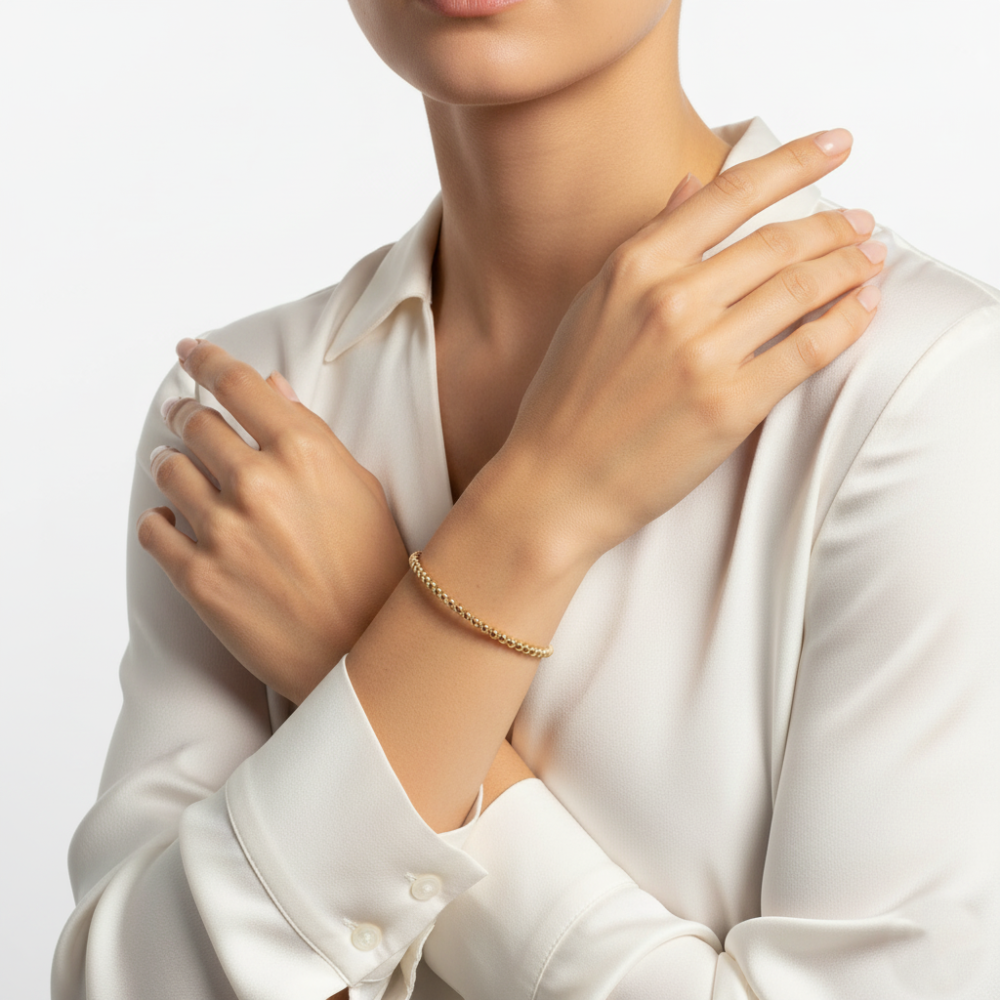 10k yellow gold semi solid hin