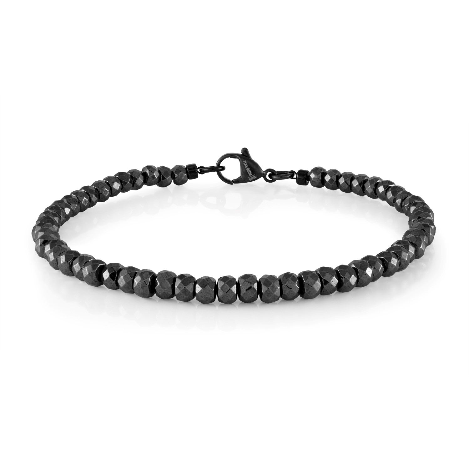 Italgem Steel Black Spinel Bracelet