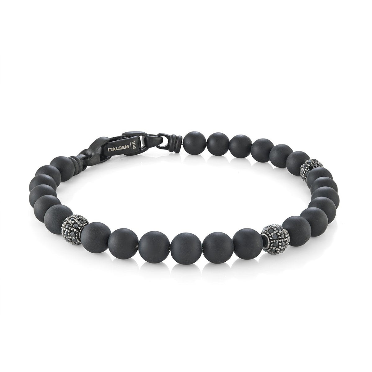 Italgem Steel 6mm onyx black b