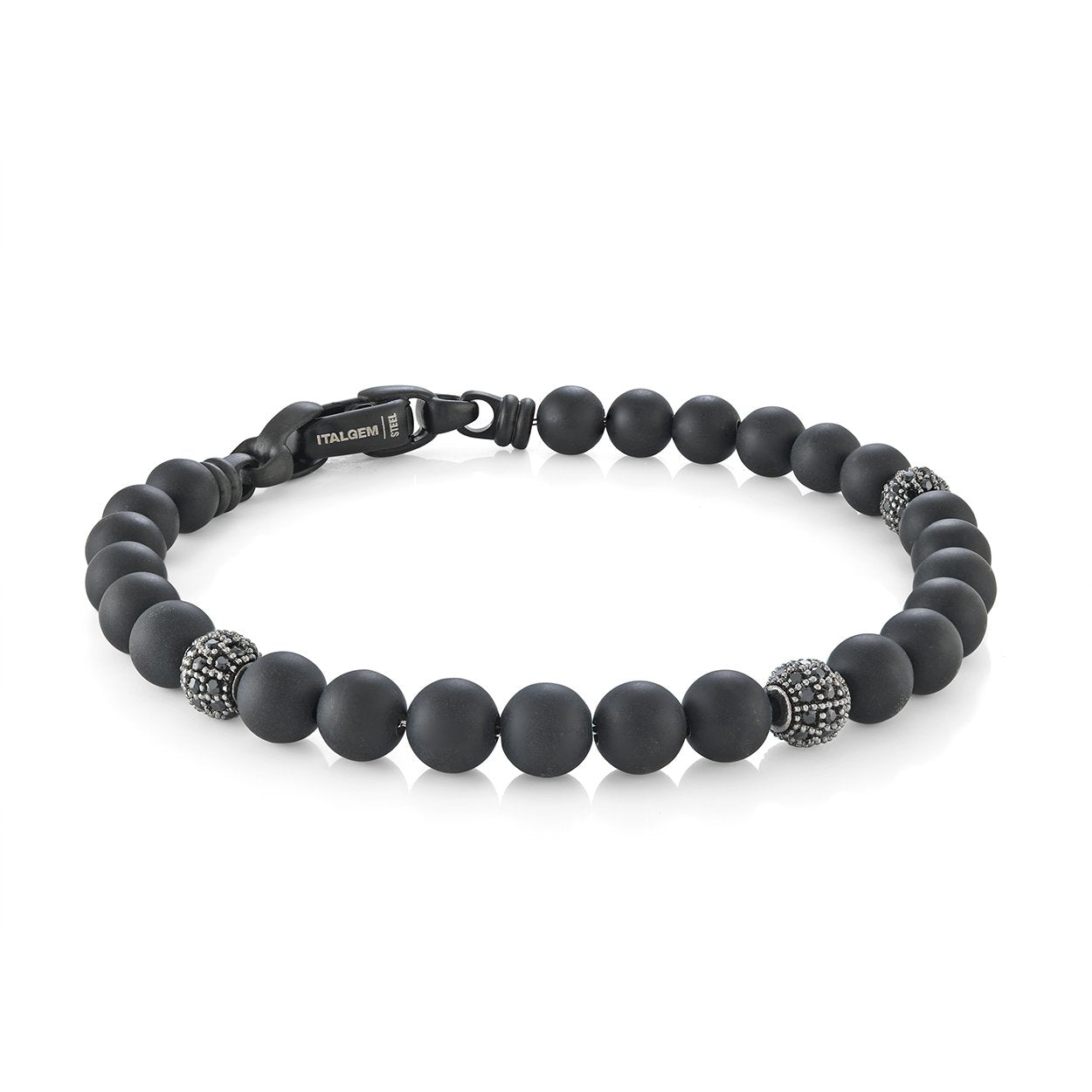 Italgem Steel 6mm onyx black b