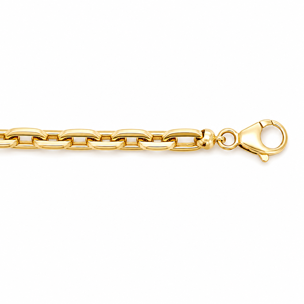14k yellow gold polished 5.1mm