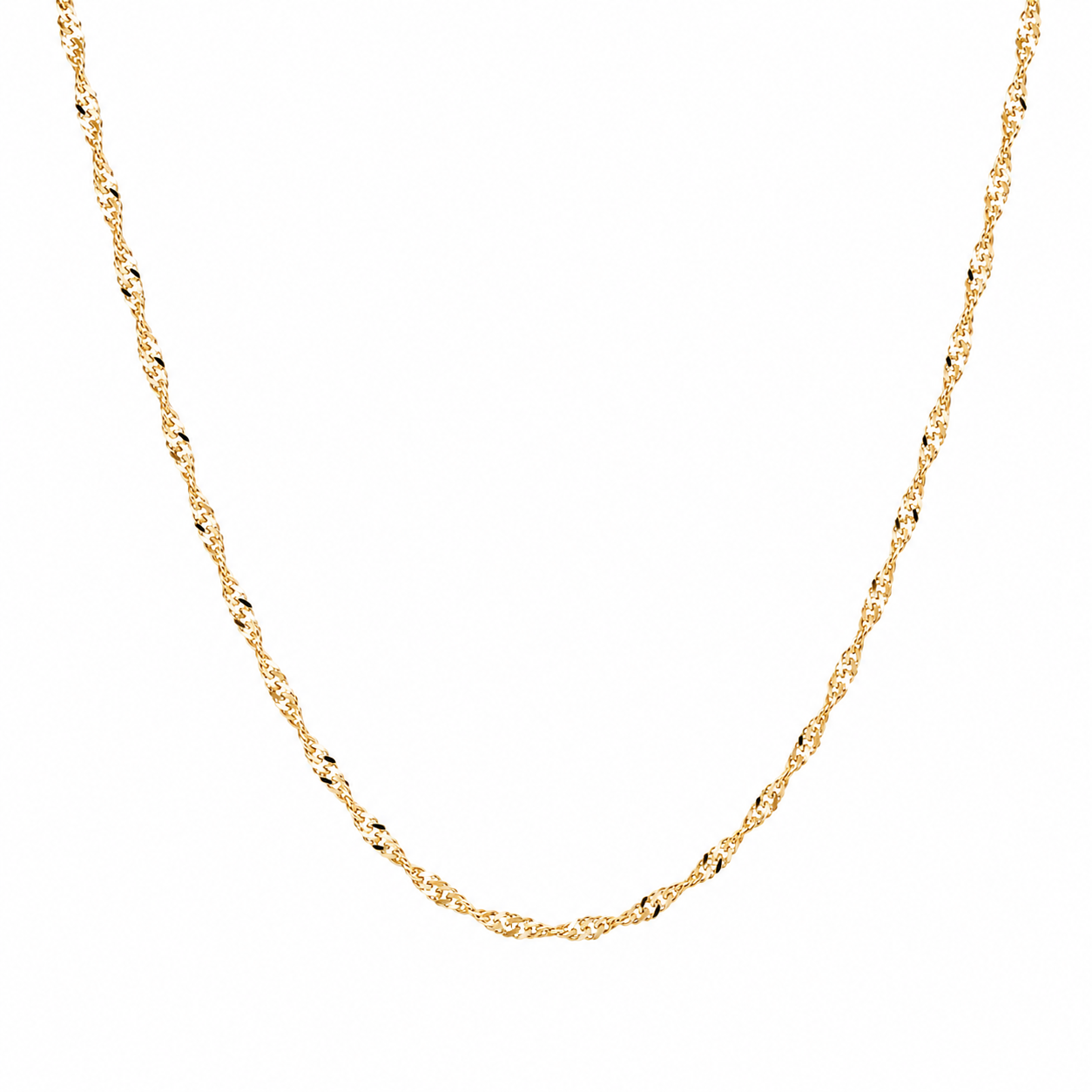 14kyellow gold diamond cut1.29 mm singapore