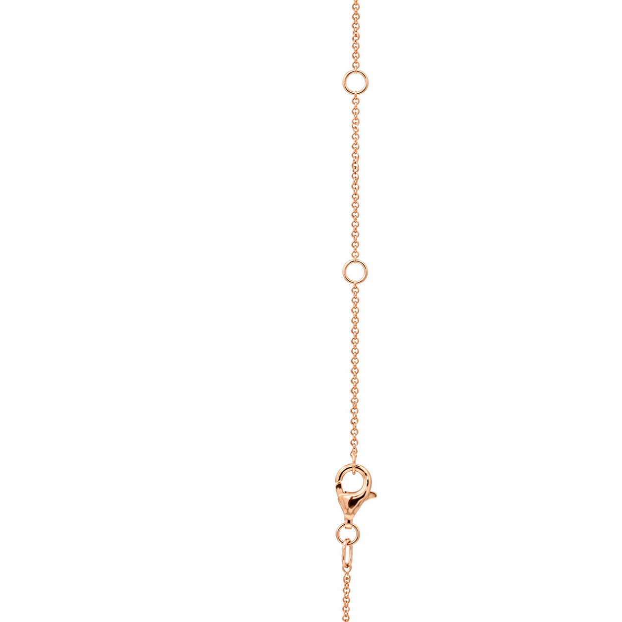14k polished rose gold 1mm cab