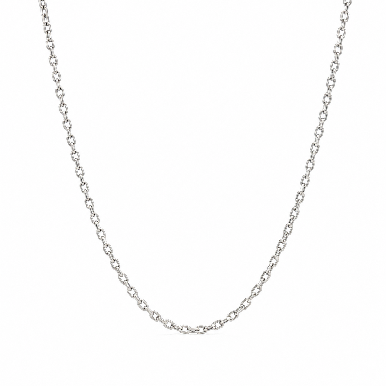 14k polished 1.17mm cable link