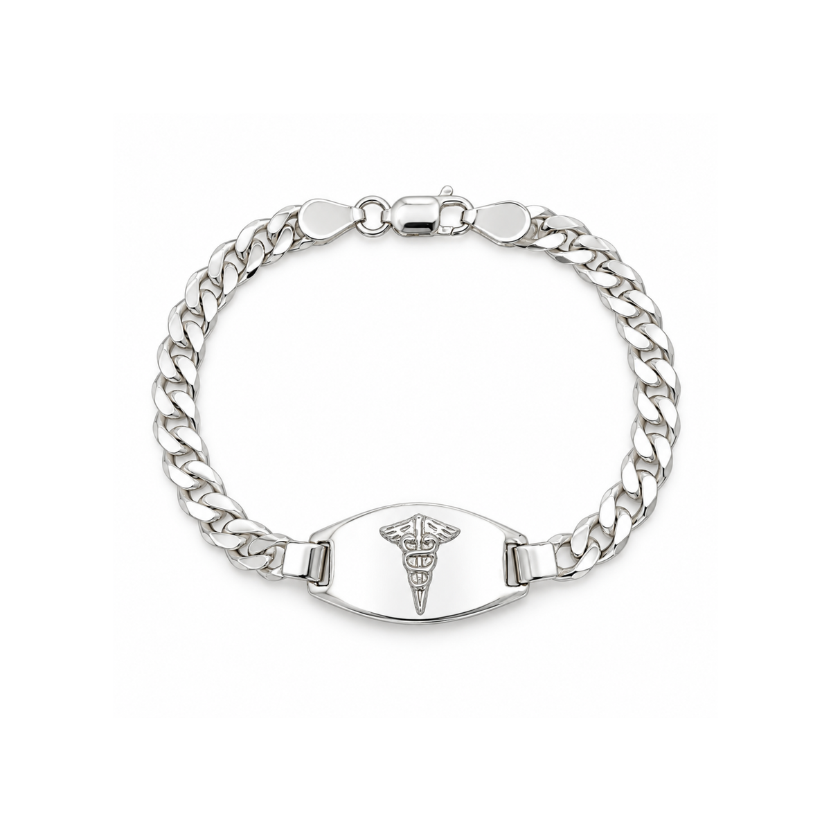 Mens Medical Bracelet, 8"