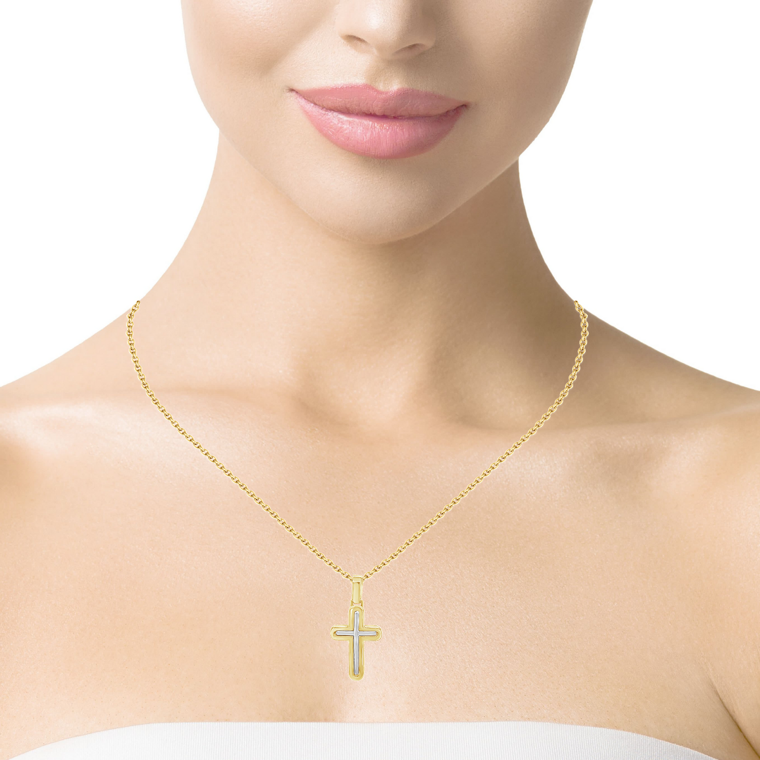 10K Cross Pendant