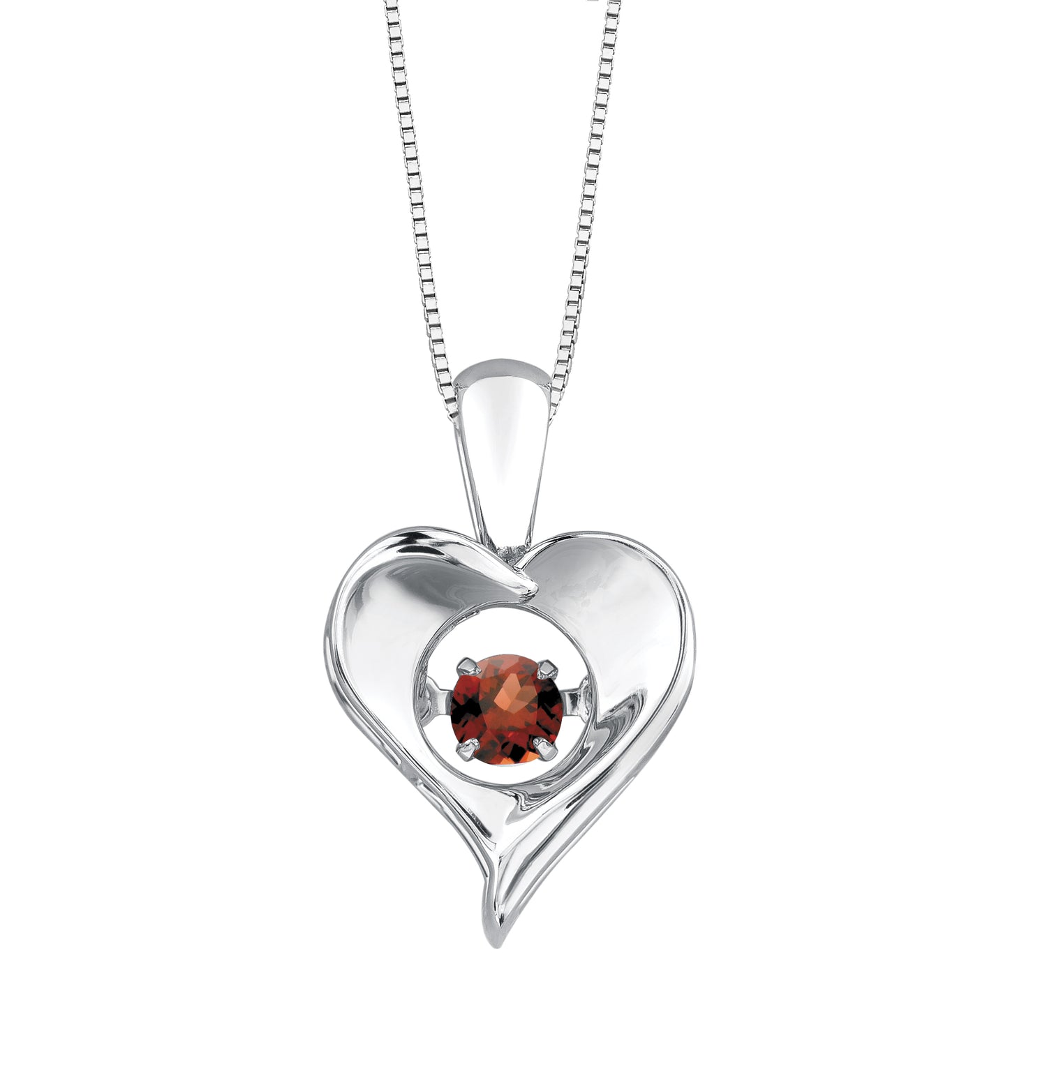 Pulse January Birthstone Pendant