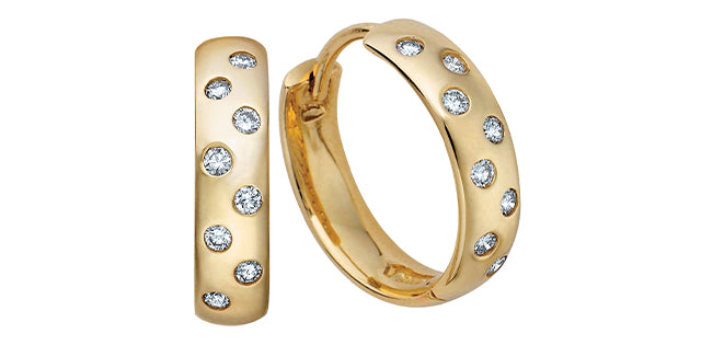 10K Diamond Huggies 0.33TDW