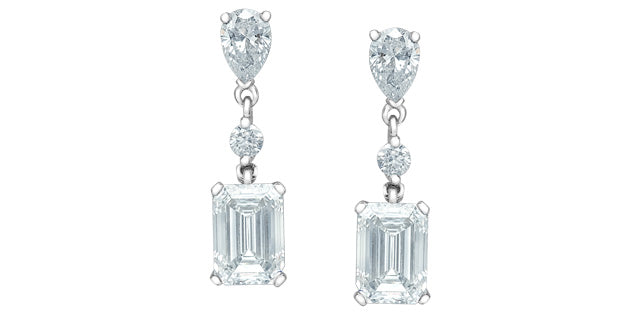 10kw Diamond Earrings 2.63ct TW