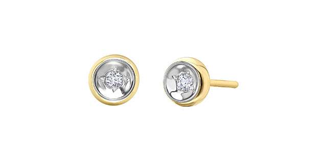 10 karat yellow gold diamond s