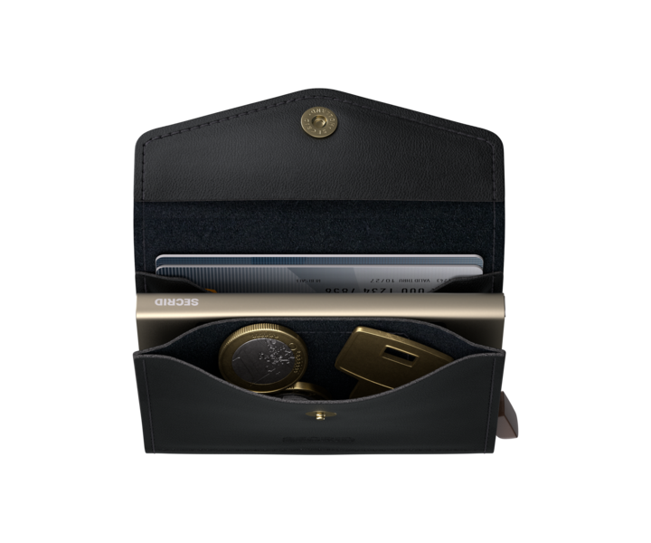 Secrid Envelope Wallet Original Black leather
