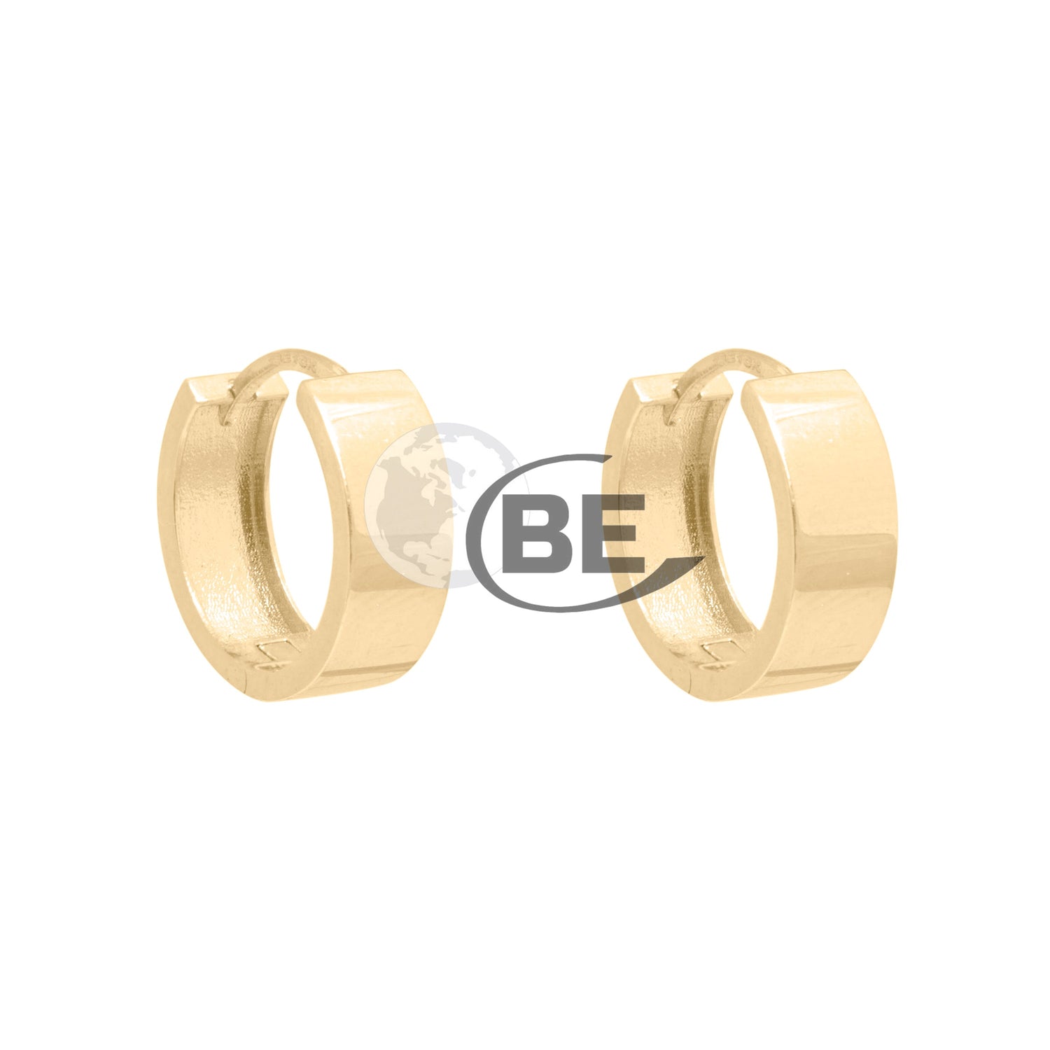 10k yellow gold square tube st