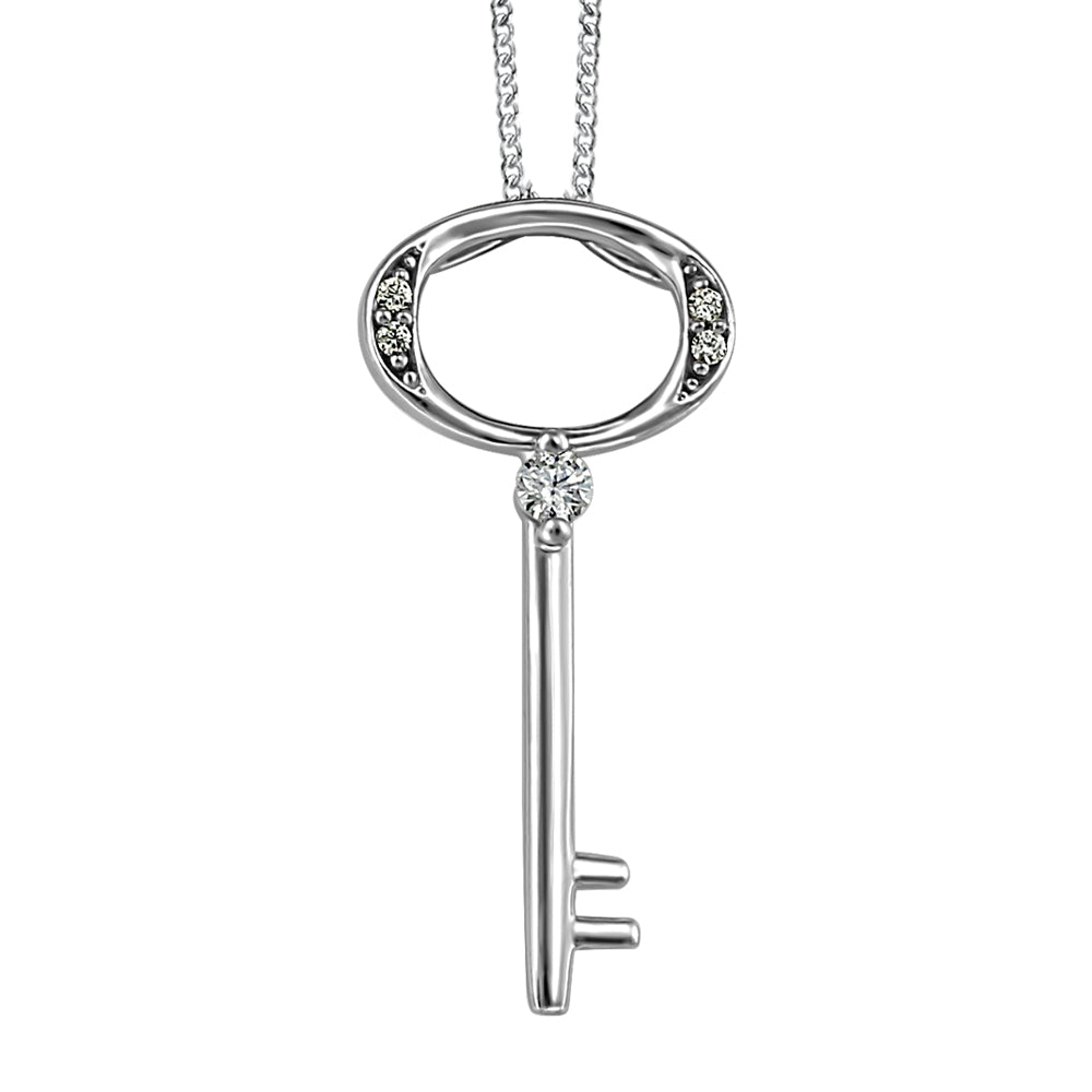 Fire & Ice 10 karat white gold