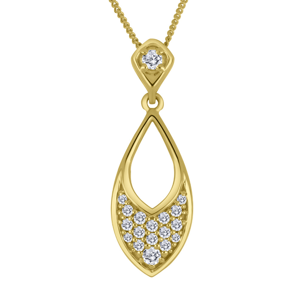 "Fire and Ice" 10k yellow gold