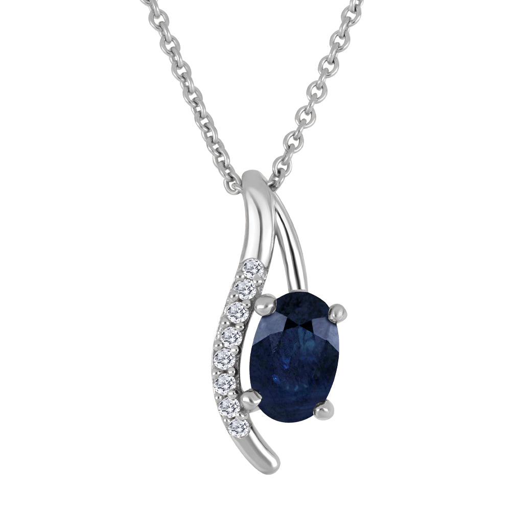 10k white gold pendant featuri