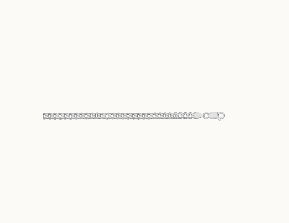 Curb Link 3.6MM Chain, 22"