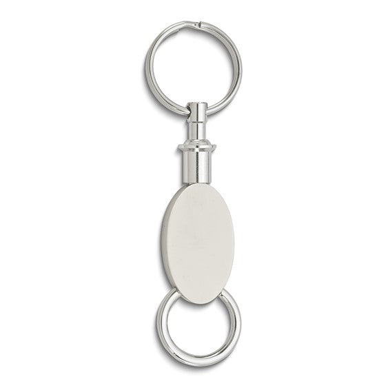 Oval Valet Key Chain
