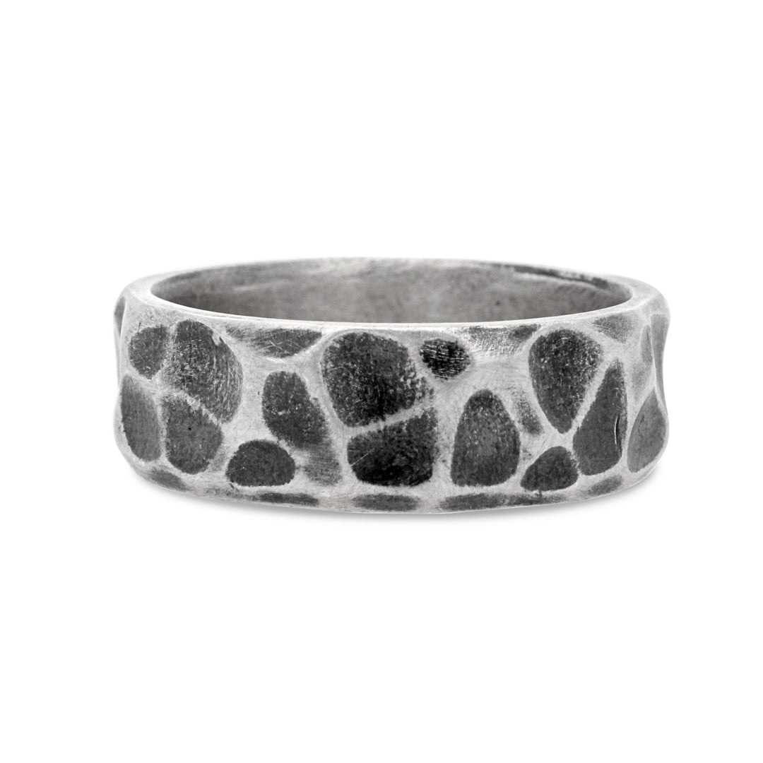 Hammered Polished Comfort Fit Band, Size 10