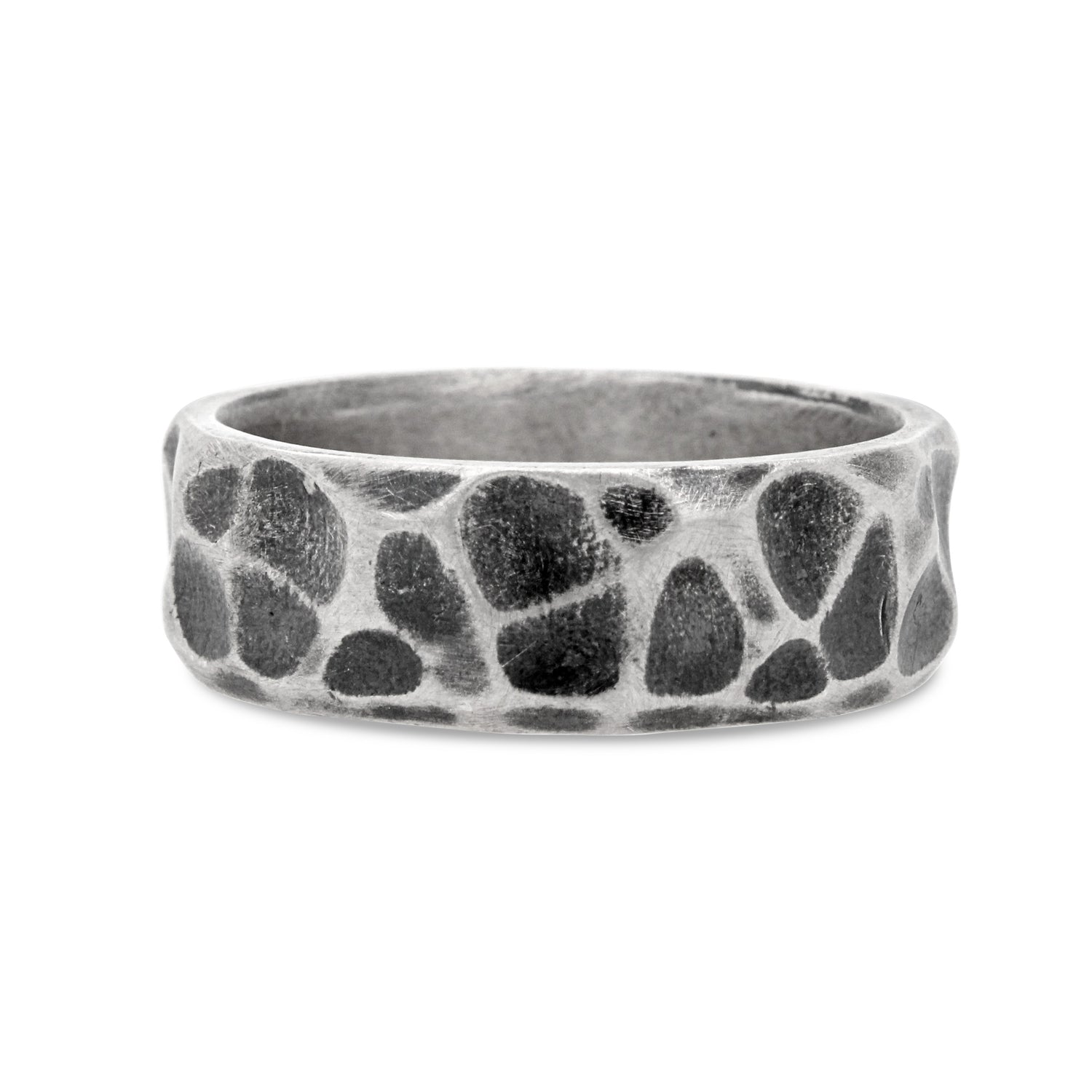 Hammered Polished Comfort Fit Band, Size 10