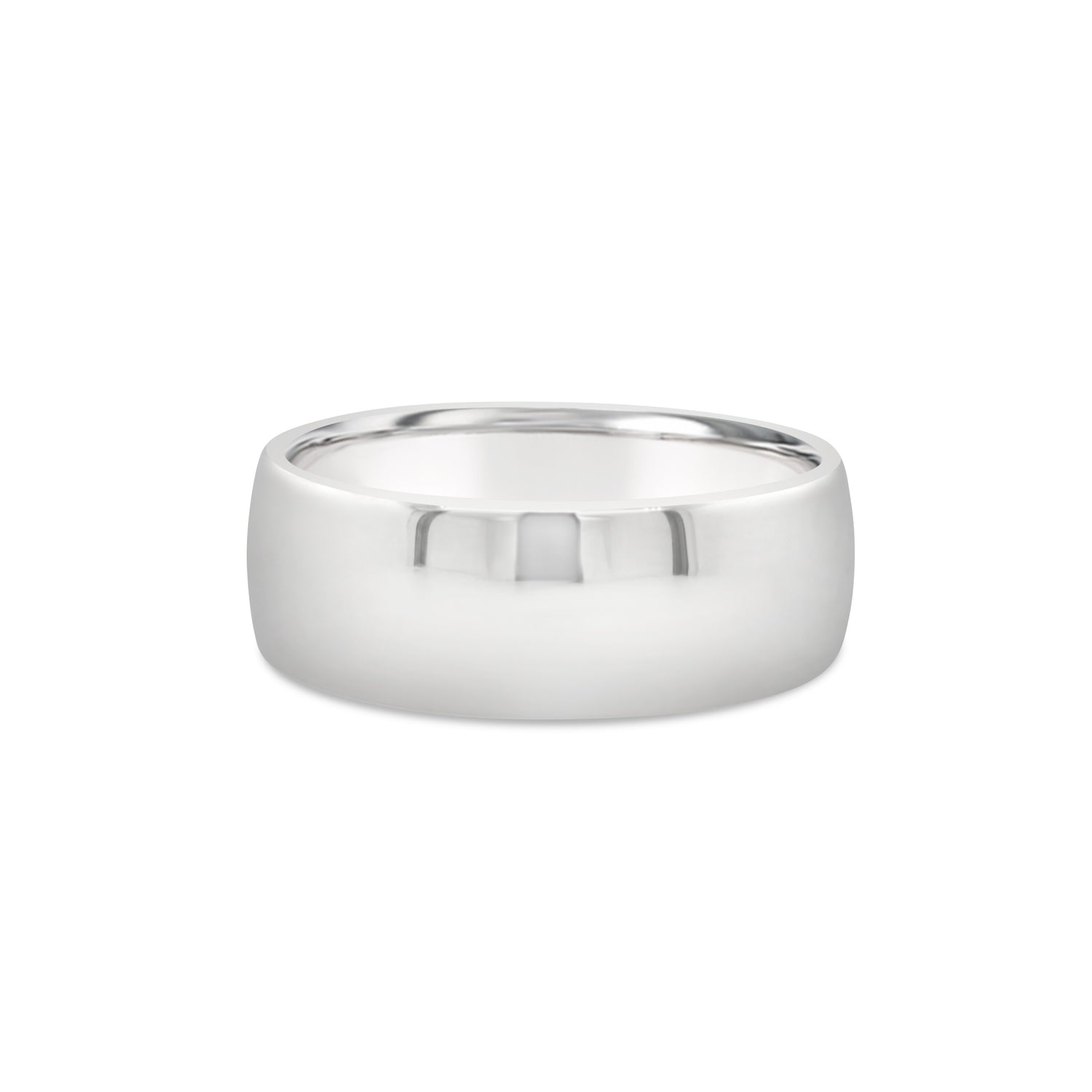 8mm Polished Comfort Fit Band, Size 8.75
