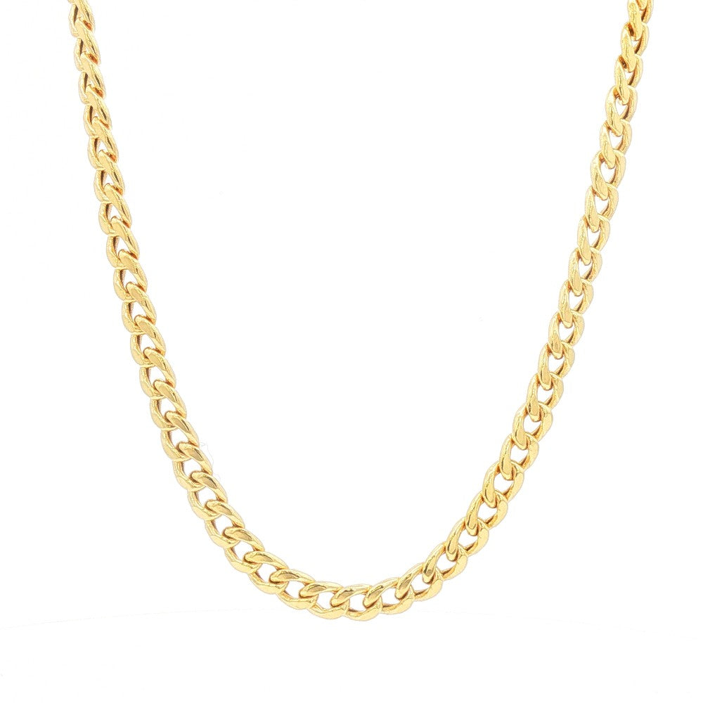 10k yellow gold 4.3mm semi sol
