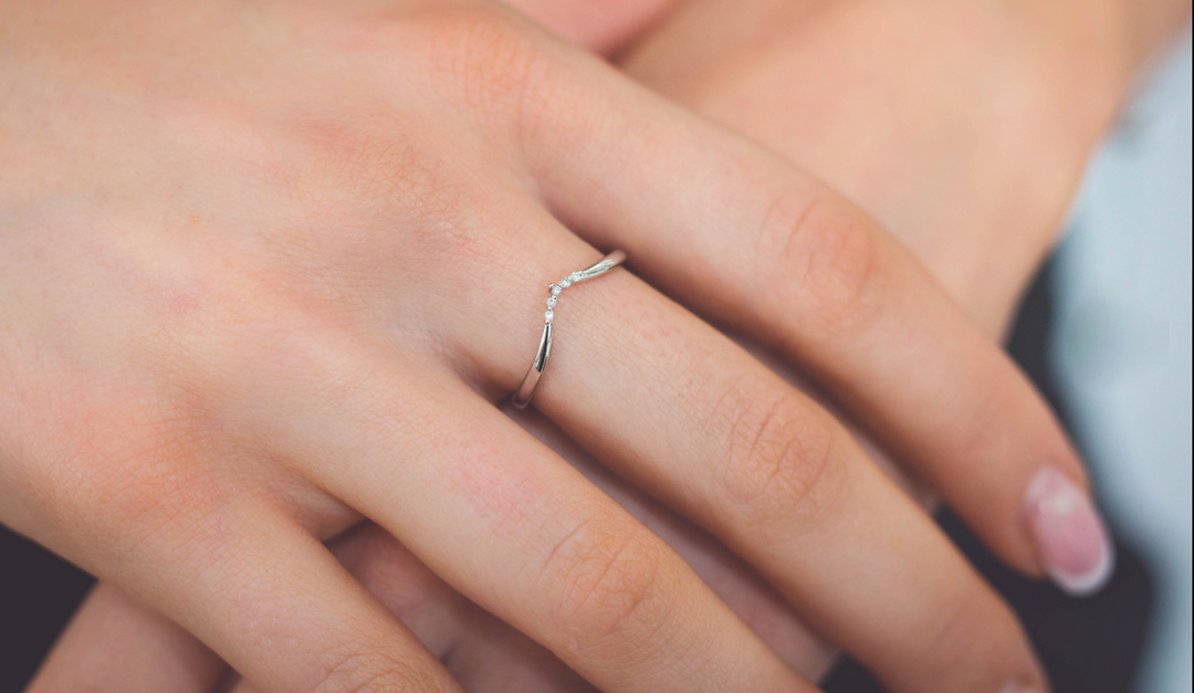 925 silver, rhodium-plated Fiv