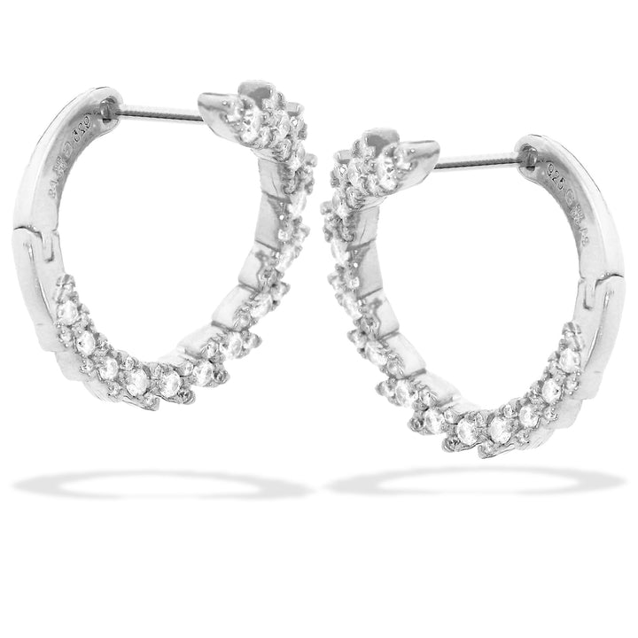 Sydney Soiree Point Piper Inside-Out Hoop Earrings