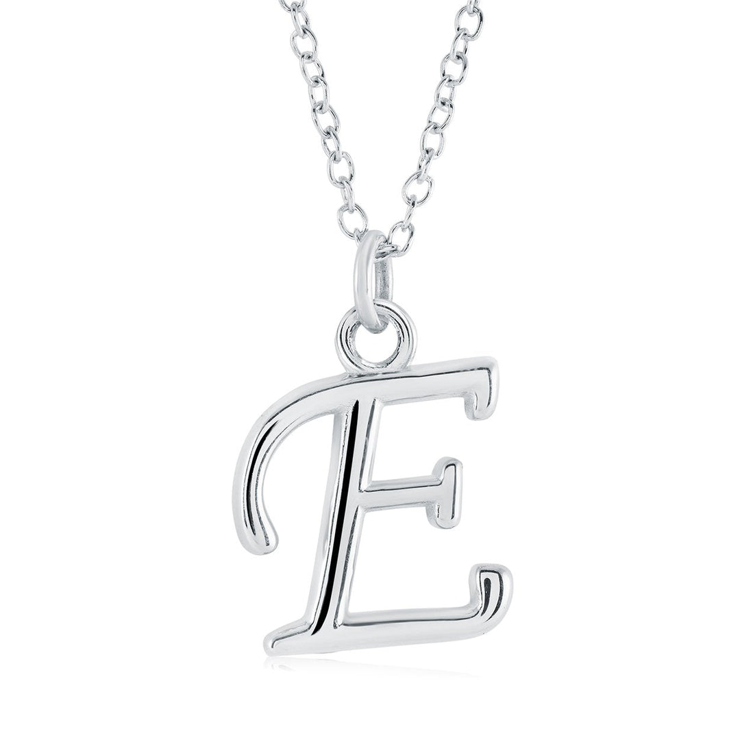 Initial 'E', Stainless Steel
