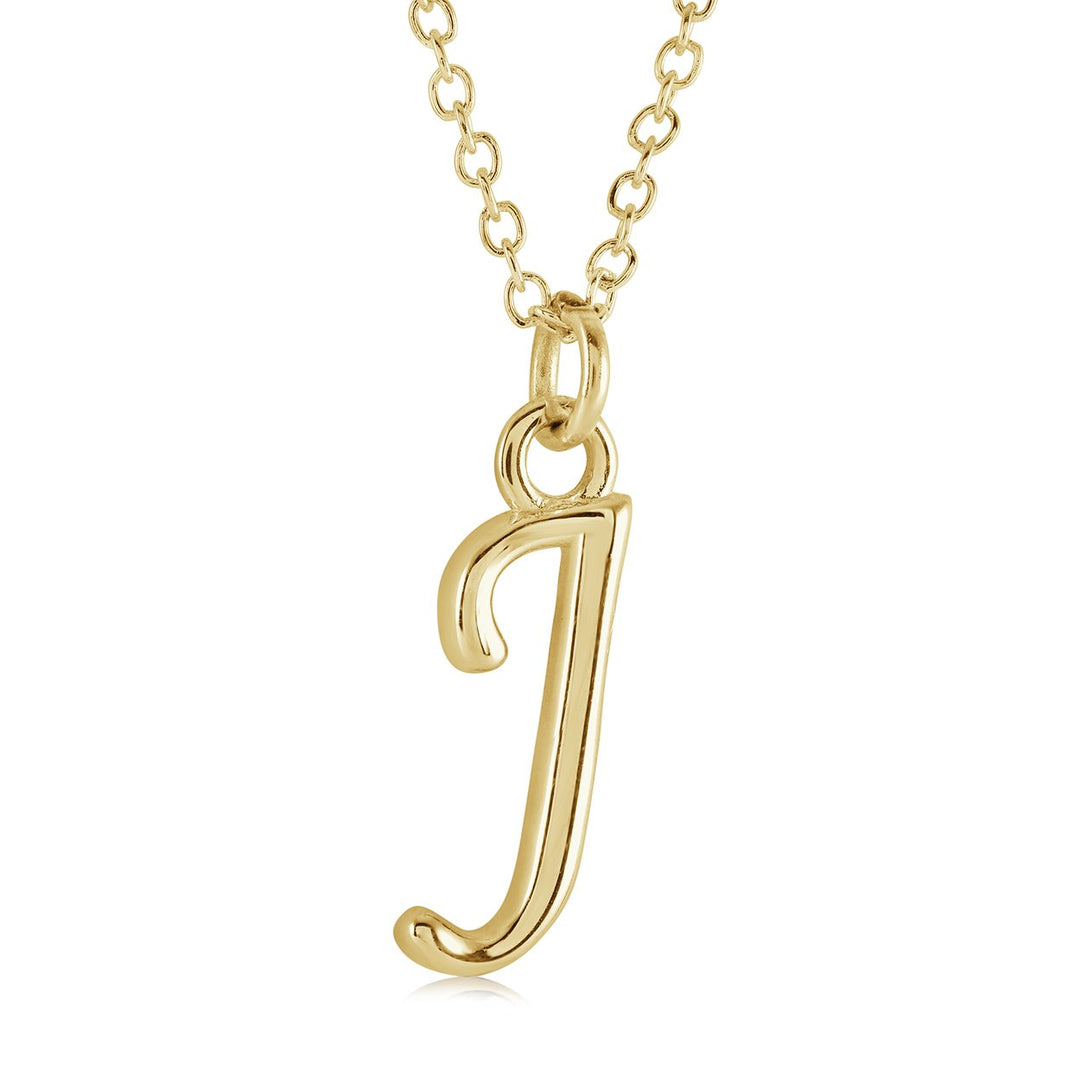 Initial 'J' Script, GP, Stainless Steel