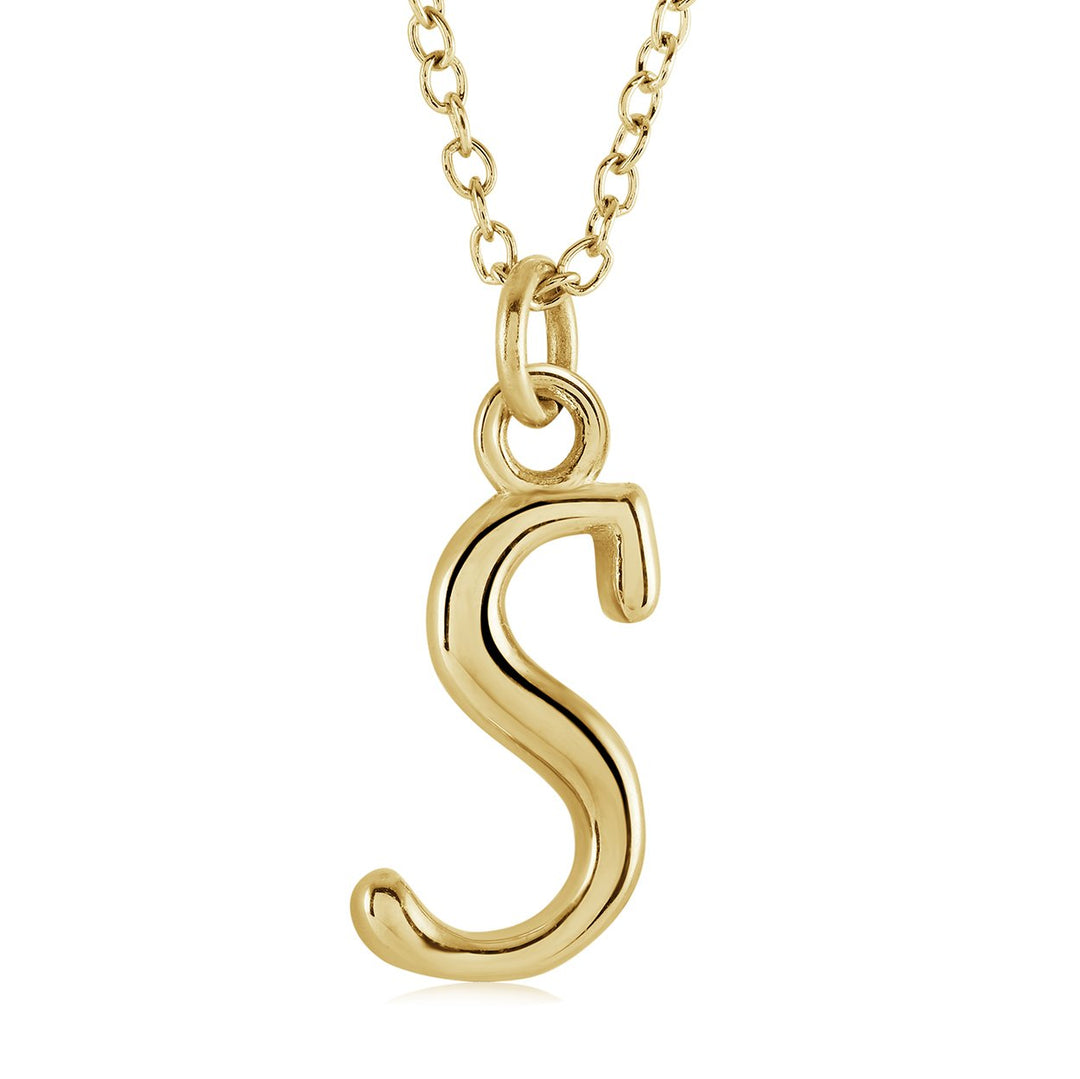 Initial 'S' Script, GP, Stainless Steel