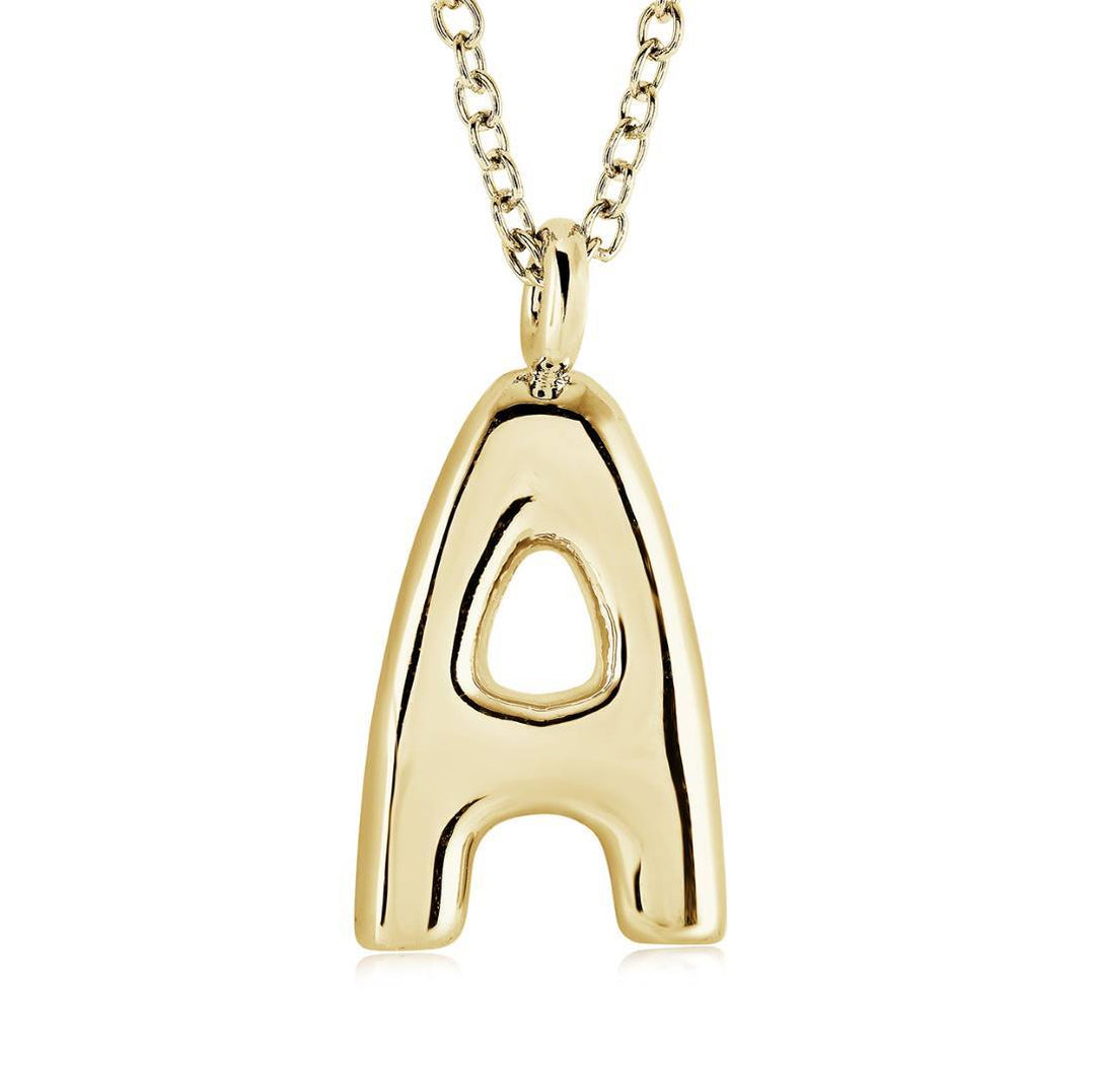 Initial 'A' Bubble, GP, Stainless Steel