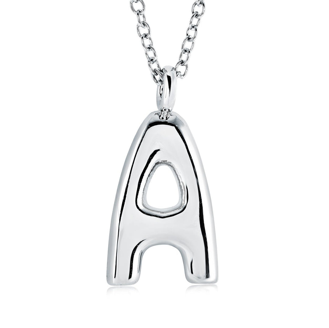 Initial 'A' Bubble, Stainless Steel