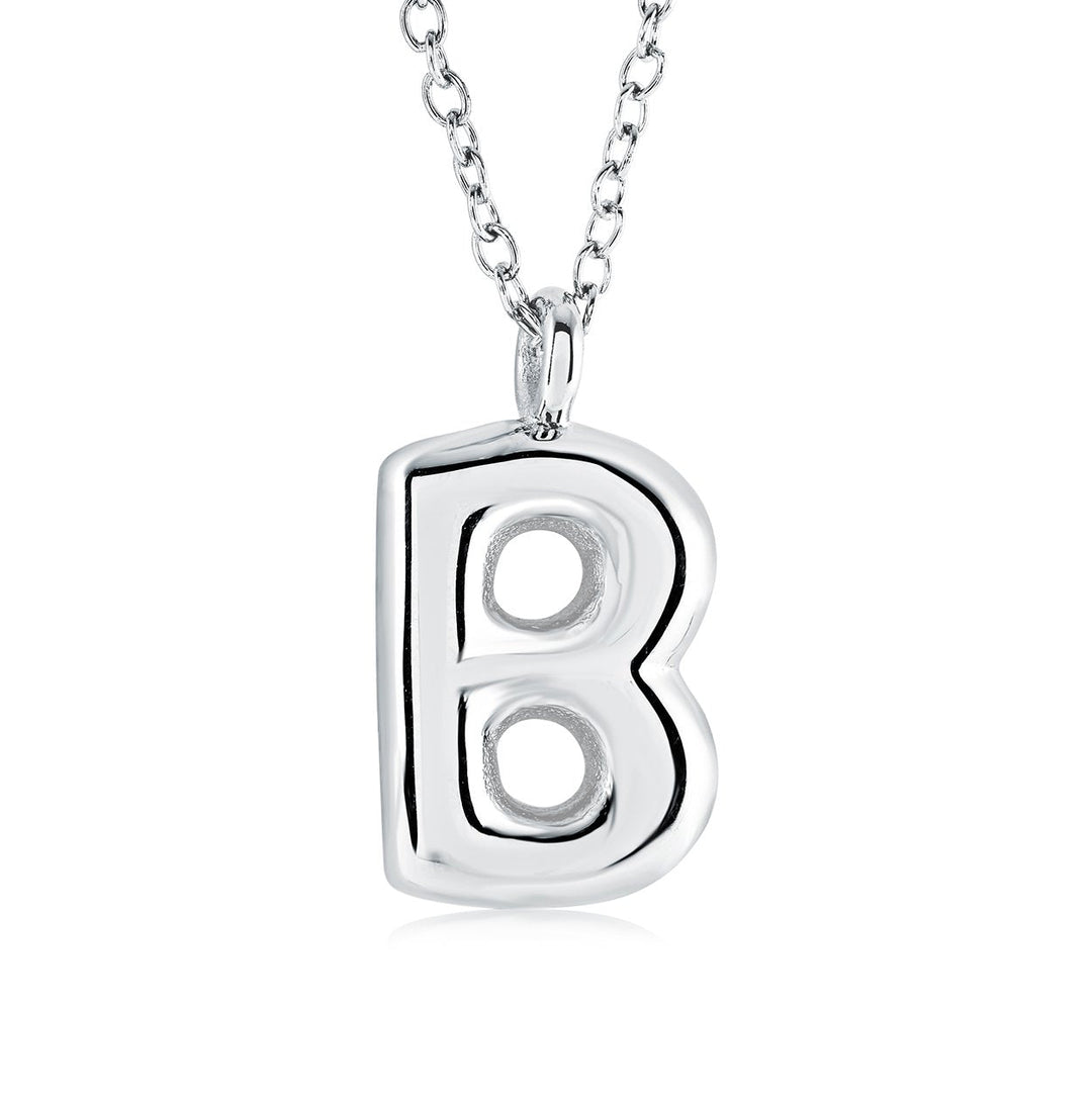 Initial 'B' Bubble, Stainless Steel