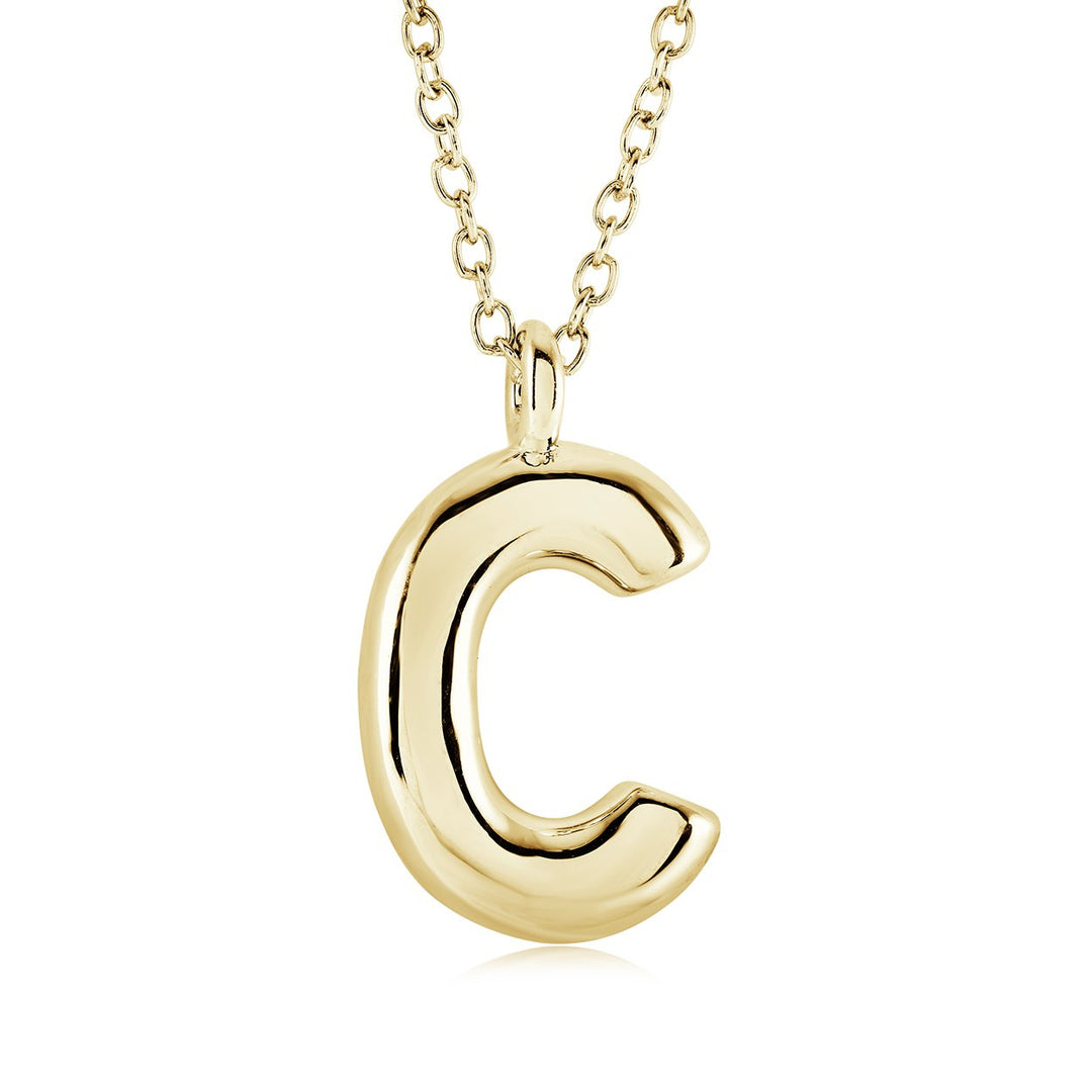 Initial 'C' Bubble, GP, Stainless Steel