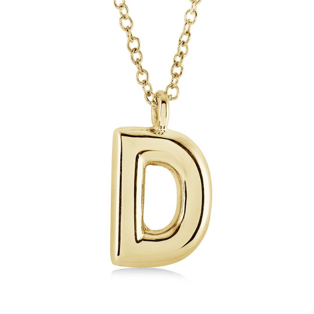 Initial 'D' Bubble, GP, Stainless Steel
