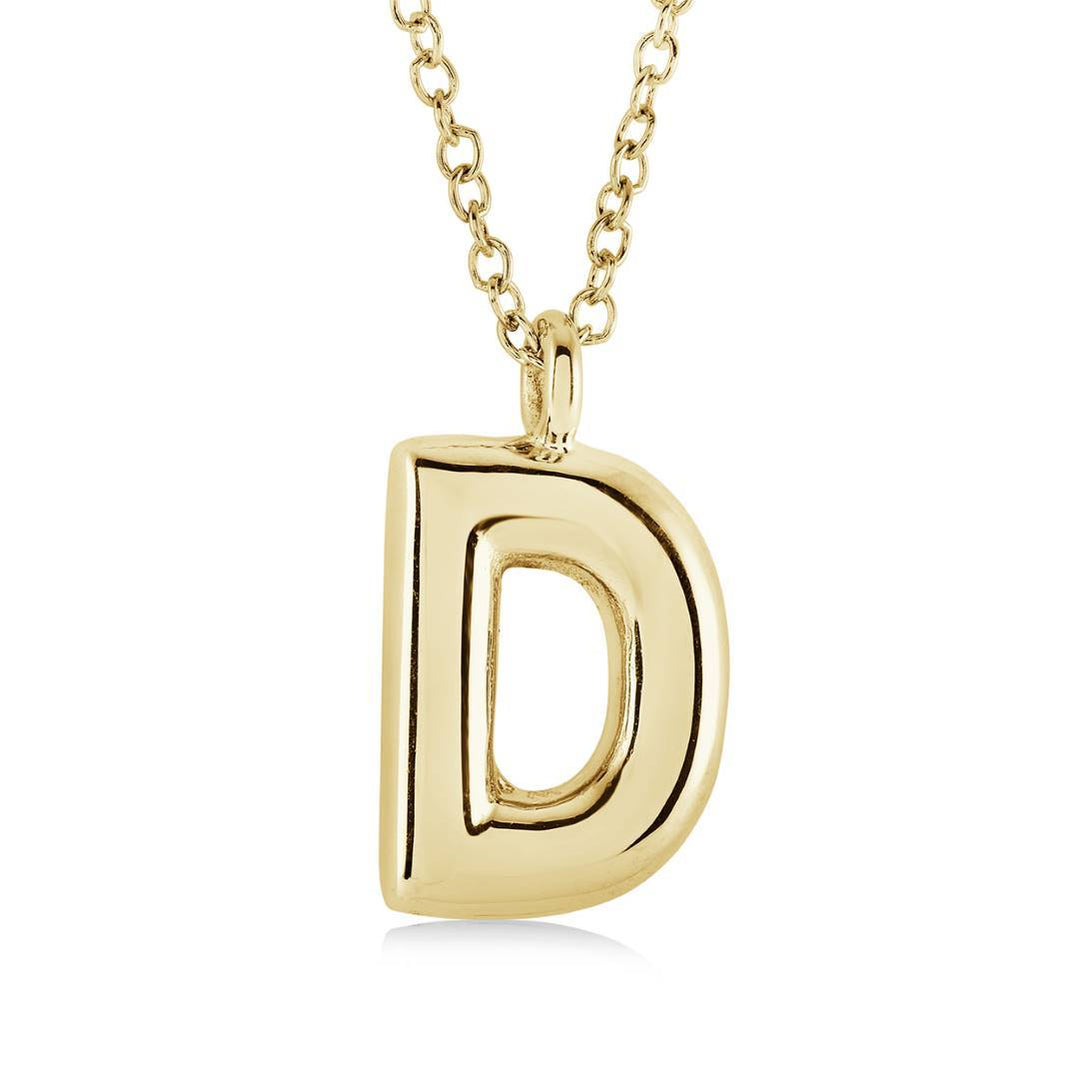 Initial 'D' Bubble, GP, Stainless Steel