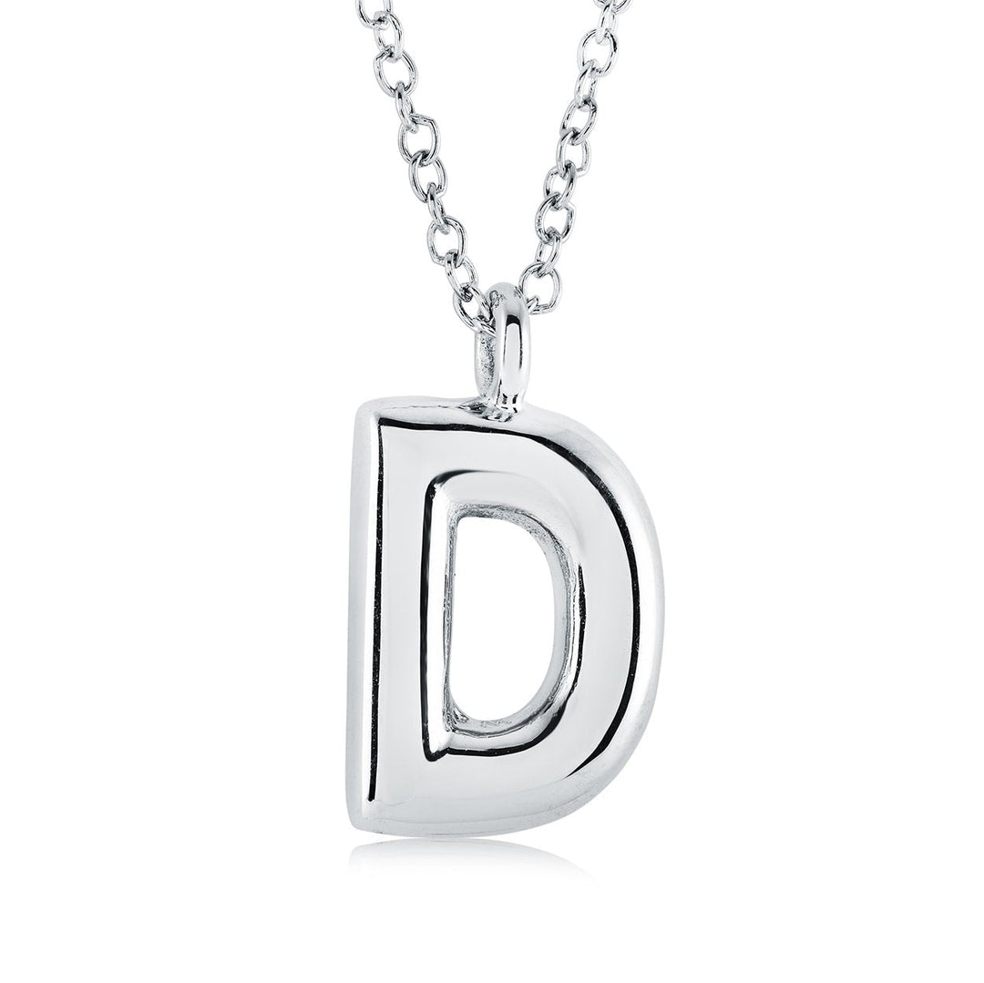 Initial 'D' Bubble, Stainless Steel