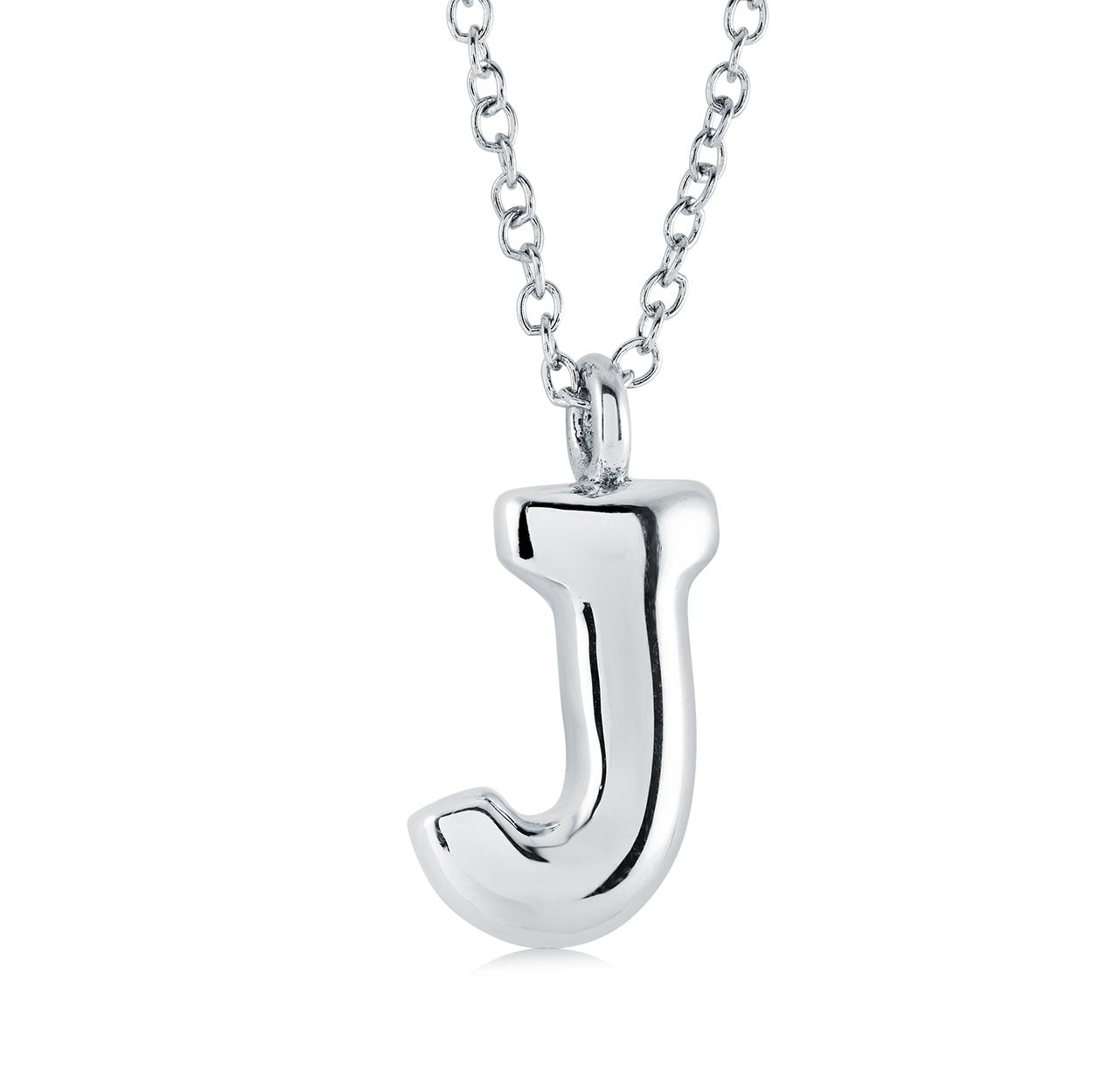 Initial 'J' Bubble, Stainless Steel