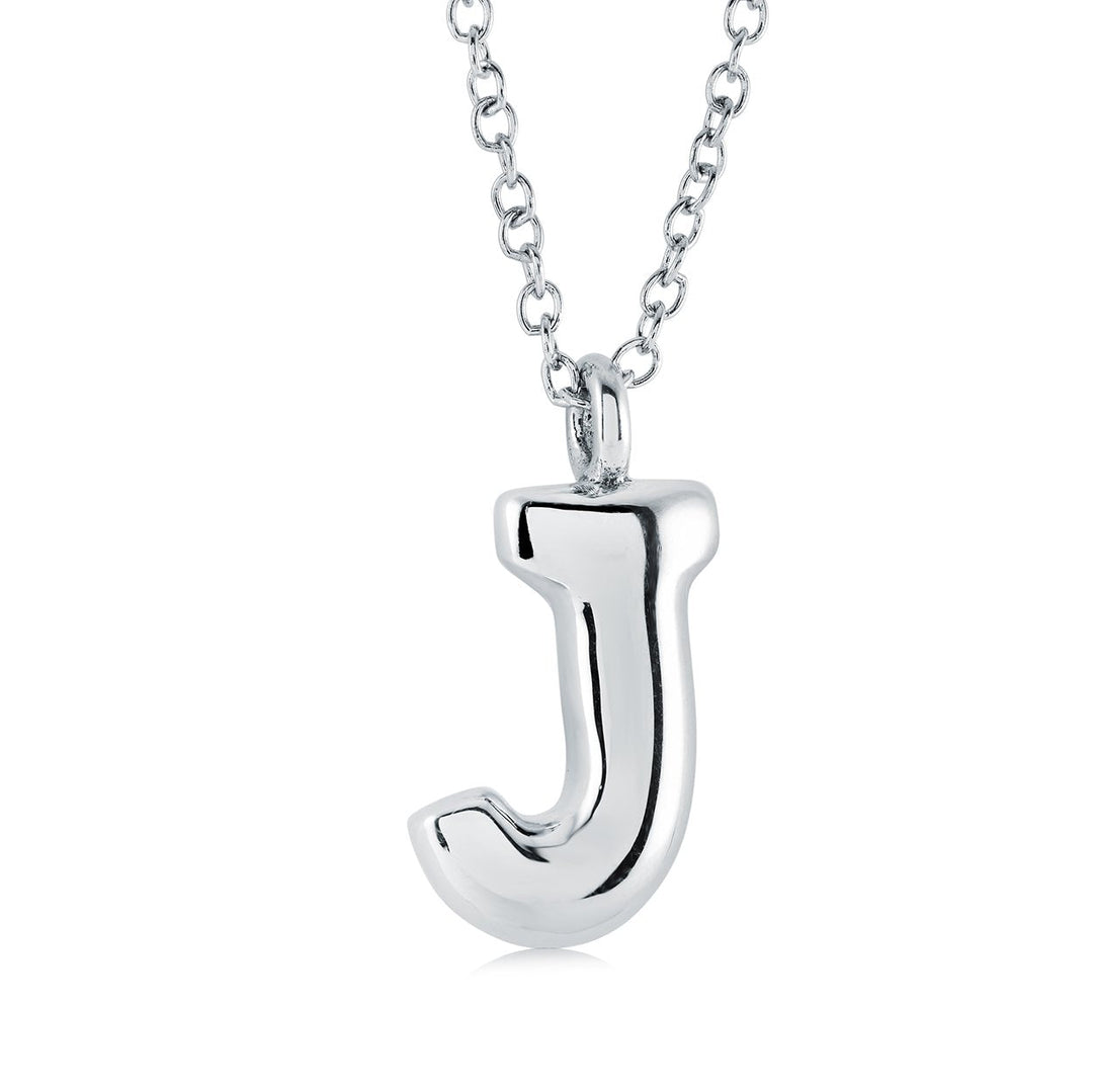 Initial 'J' Bubble, Stainless Steel