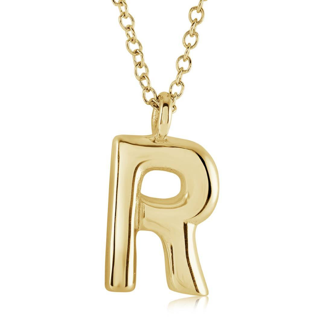 Initial 'R' Bubble, GP, Stainless Steel