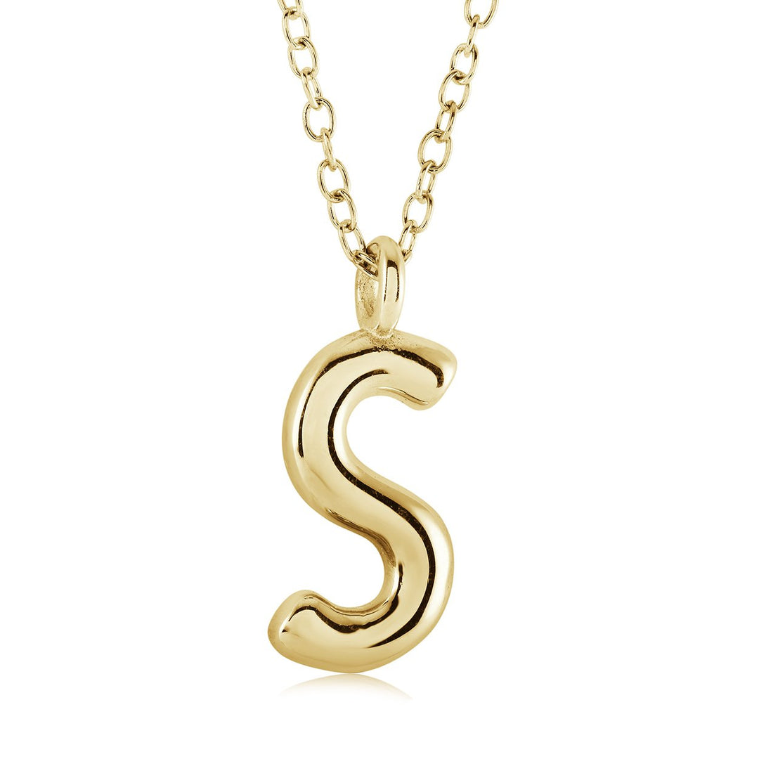 Initial 'S' Bubble, GP, Stainless Steel