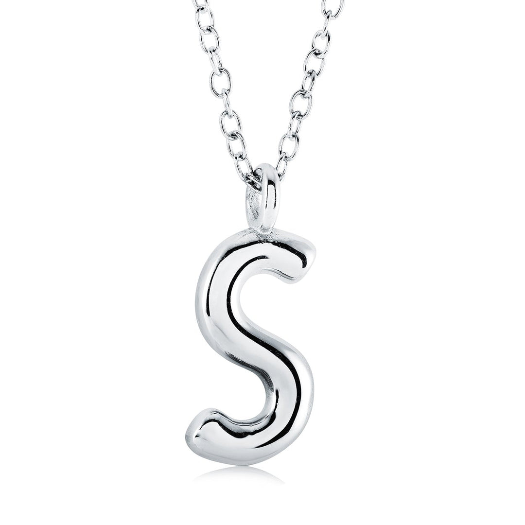 Initial 'S' Bubble, Stainless Steel