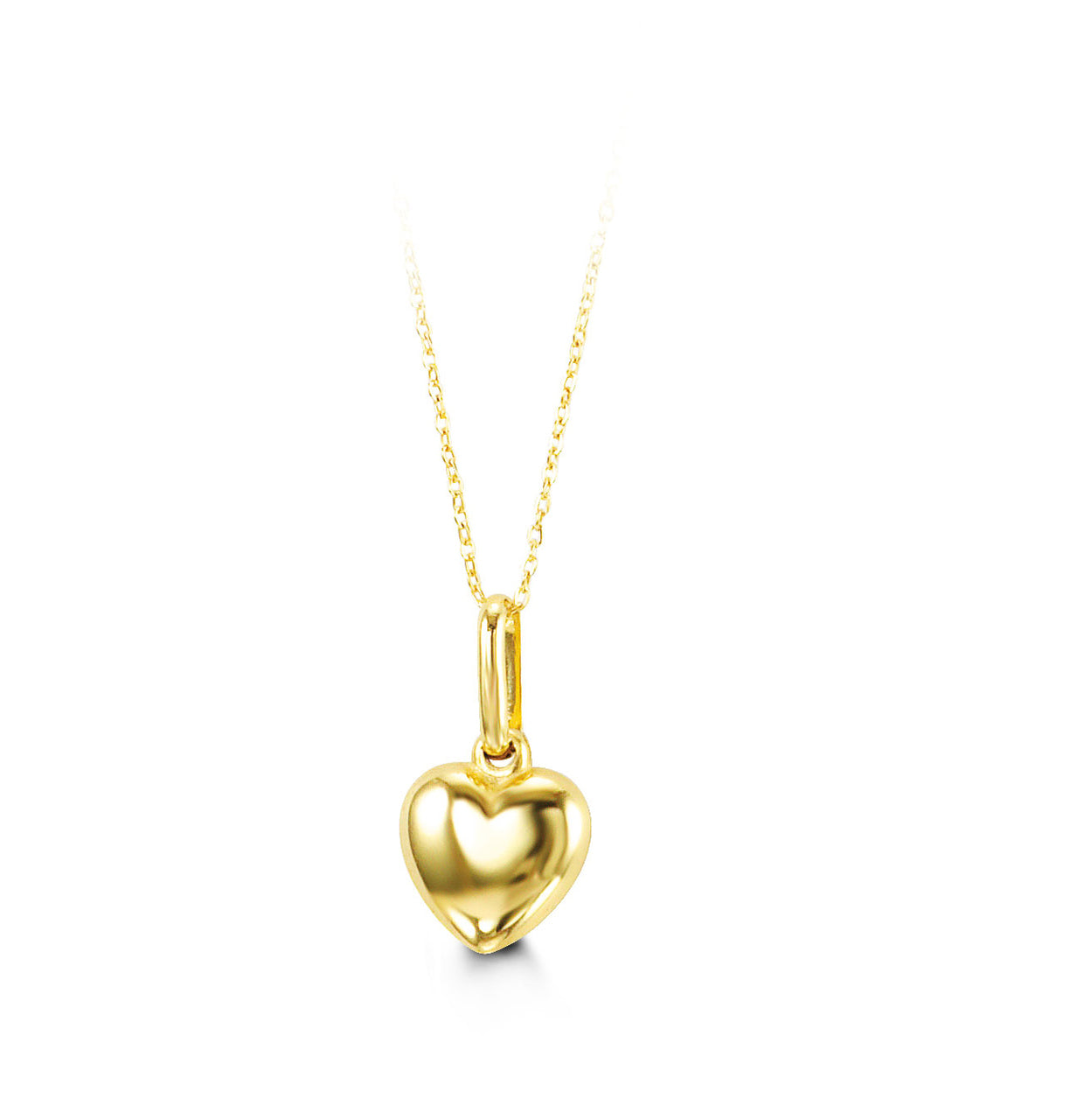14k Baby Bella Heart Pendant