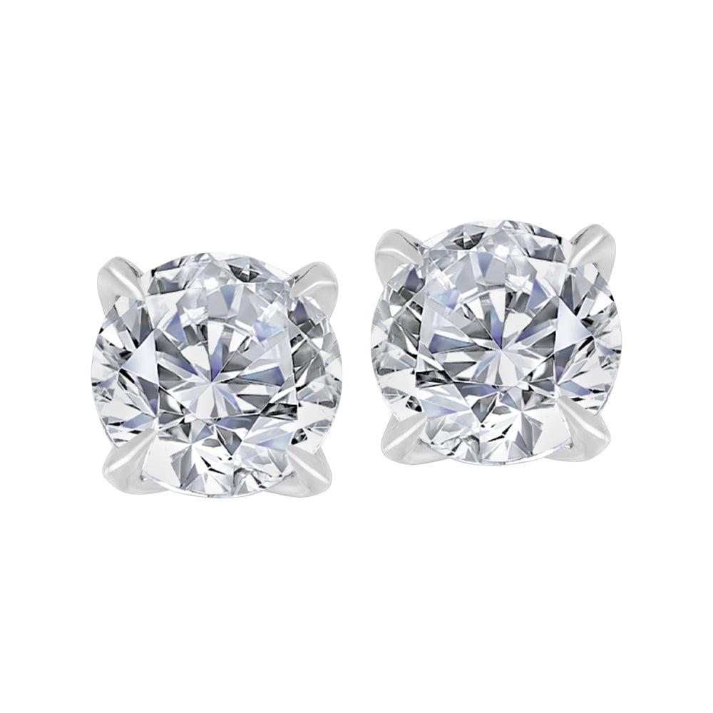 14k Lab Grown Diamond Stud Earrings 0.40ctw