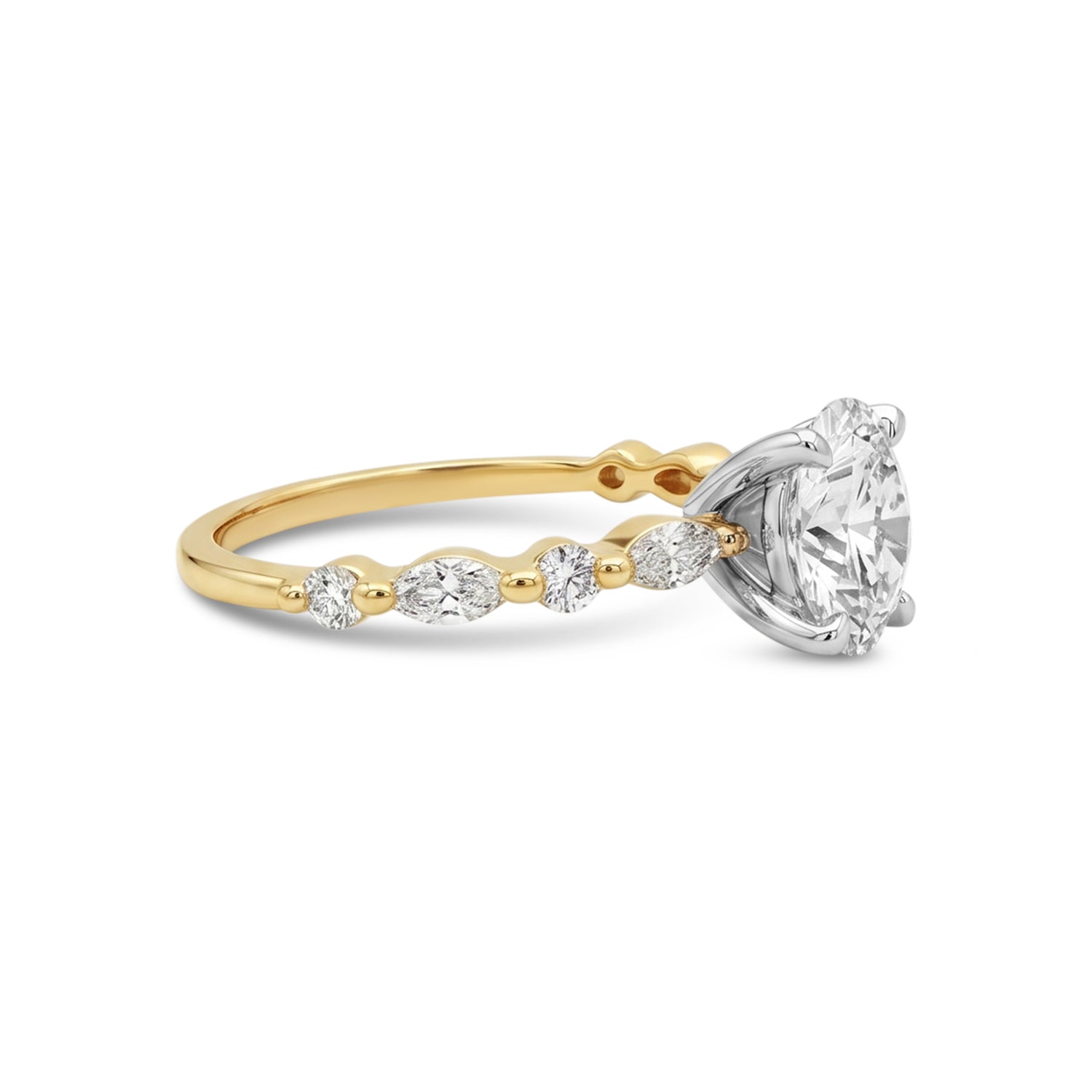 Love Grown 14k yellow and whit