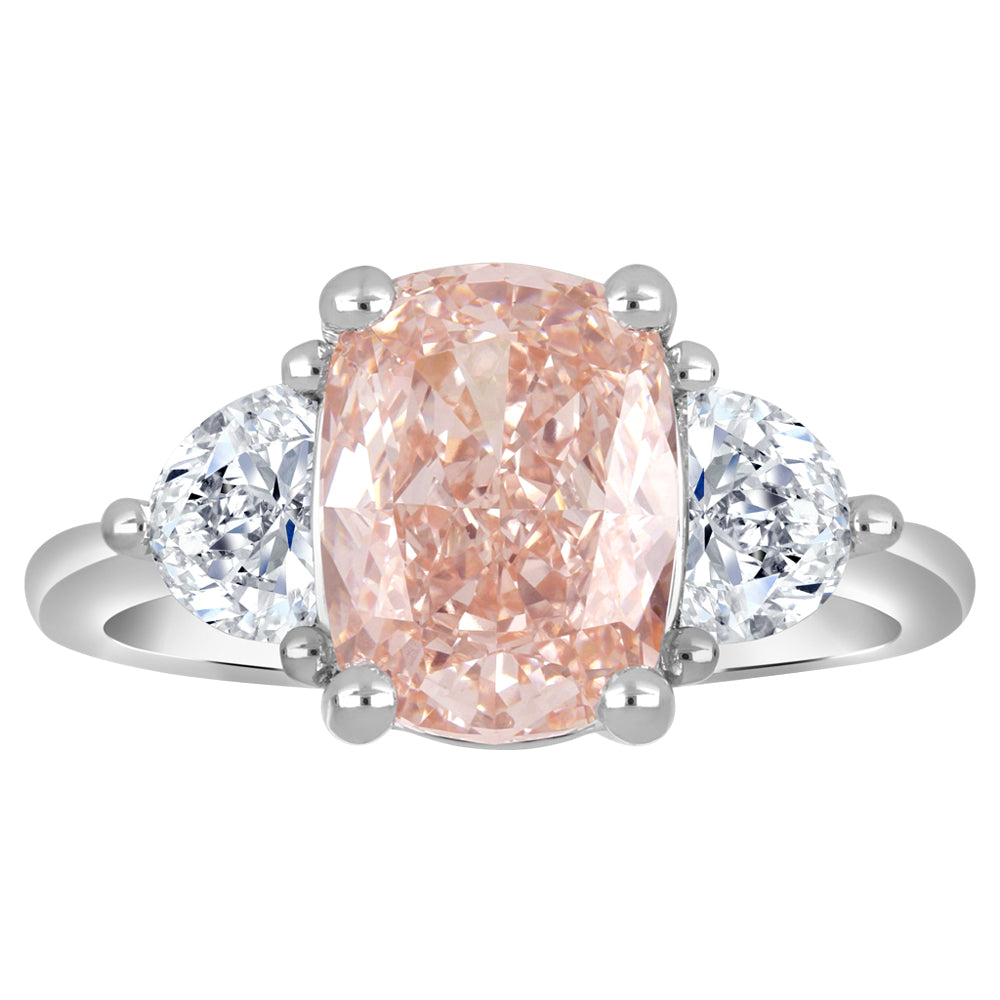 Love Grown 14k white gold lab