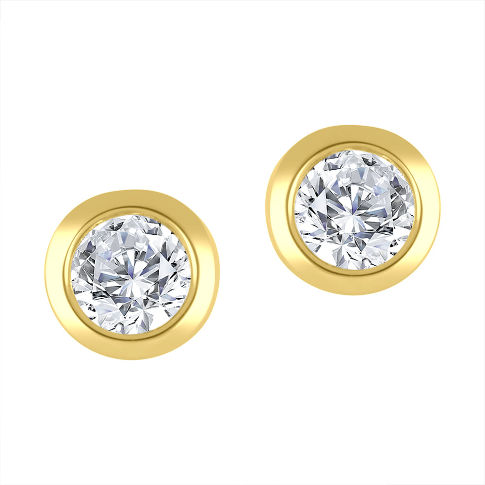 10ky Diamond Studs 0.30ct tw