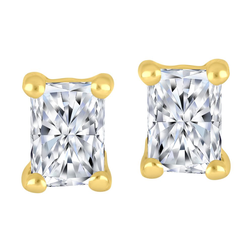 10k yellow gold stud earrings