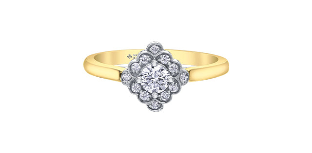Maple Leaf Diamonds Engagement Ring