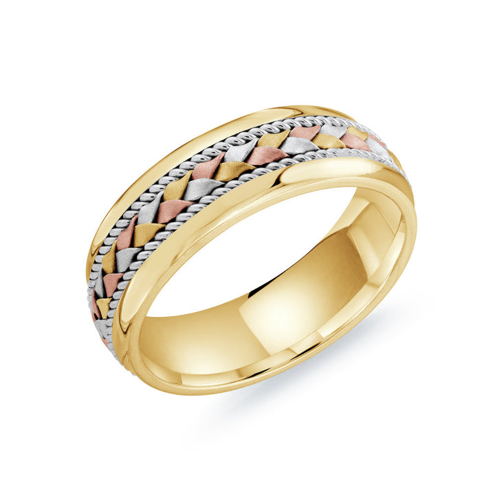 Mardini Prestige - Braided 7MM Gold Ring